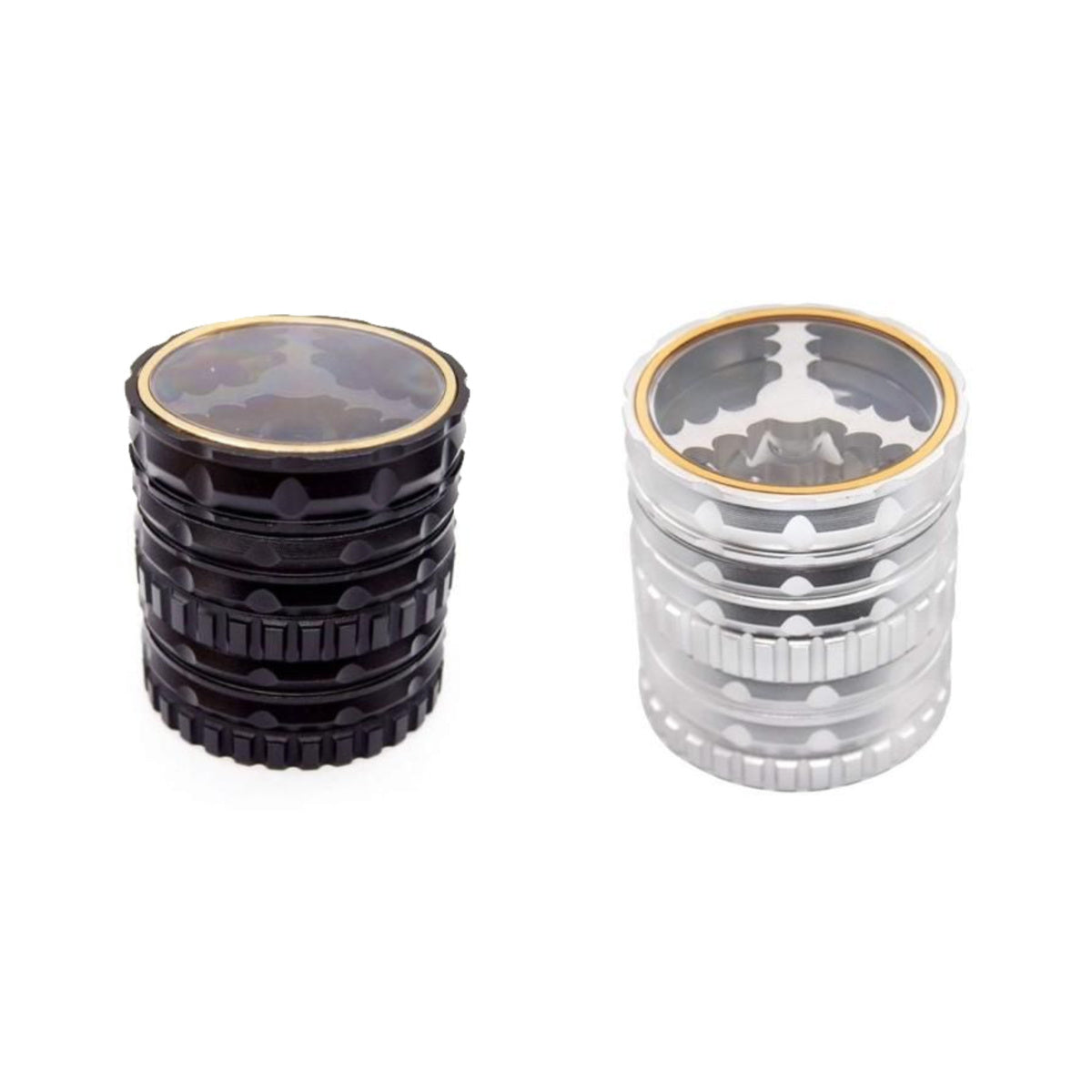 【SALE!!】CLEAR TOP 5LAYER ALUMINIUM GRINDER グラインダー #G20