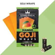 KING PALM キングパーム Goji Blunt Wraps 4Pack & Filter Tips ブラント+チップ 4枚入り