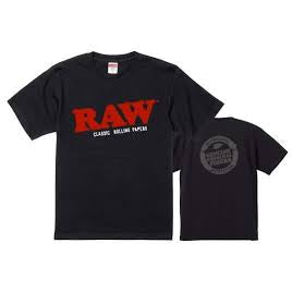RAW ロウ LOGO Tee Black Tシャツ