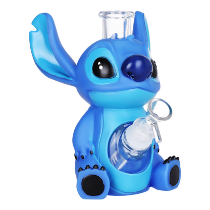 Little Blue Creature Glass & Vinyl Water Pipe キャラクター水パイプ