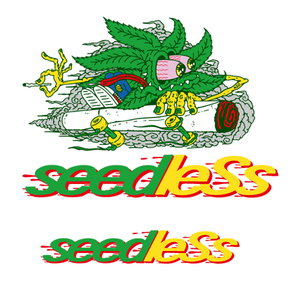 seedleSs シードレス skateleafmonster s/s t-shirts Tシャツ ホワイト