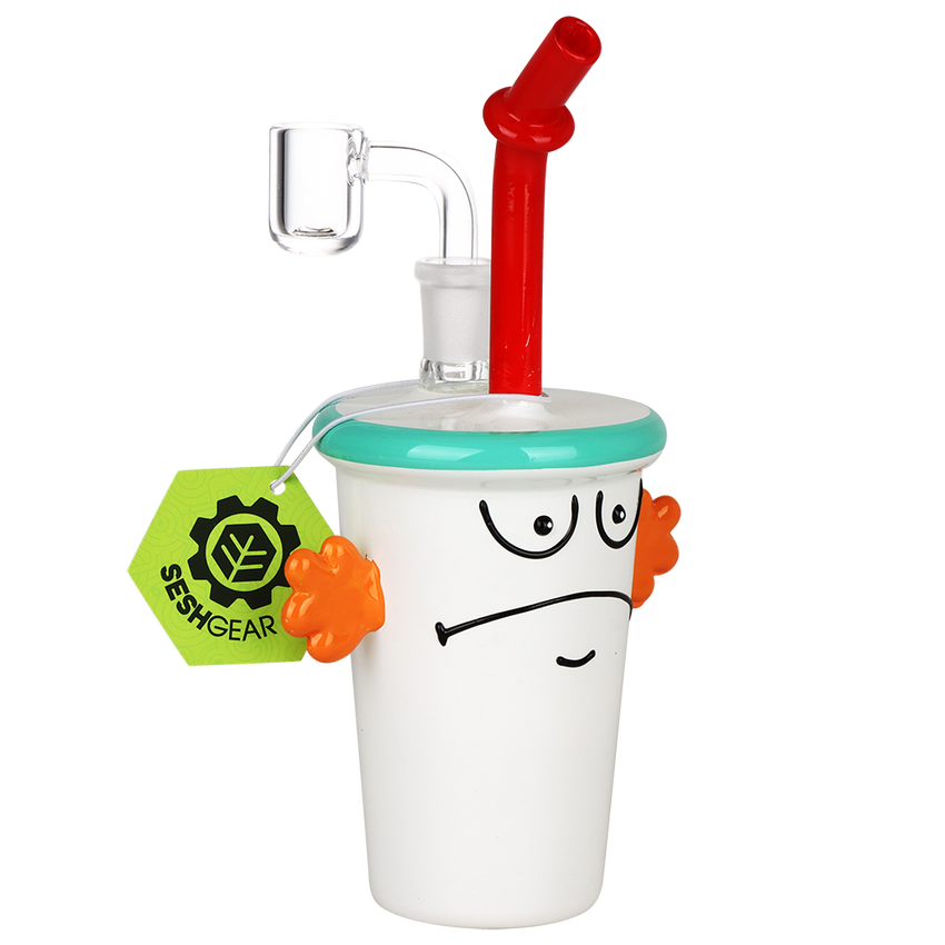 SeshGear セッシュギア  Drink Cup Dude Glass Dab Rig 水パイプリグ