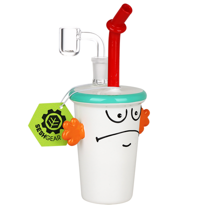 SeshGear セッシュギア  Drink Cup Dude Glass Dab Rig 水パイプリグ