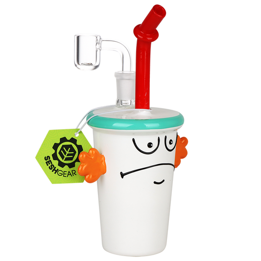 SeshGear セッシュギア  Drink Cup Dude Glass Dab Rig 水パイプリグ