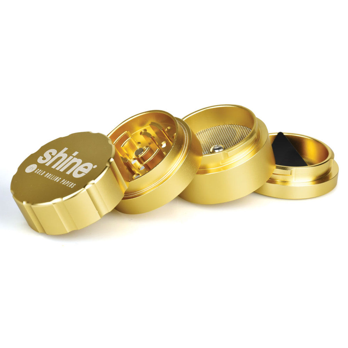 Shine シャイン Gold 4Piece Grinder グラインダー #G7