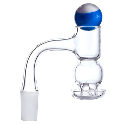 SPACE KING スペースキング Fully Fused Round Belly Terp Slurper (Purple) ガラスバンガー＆バンガーキャップ