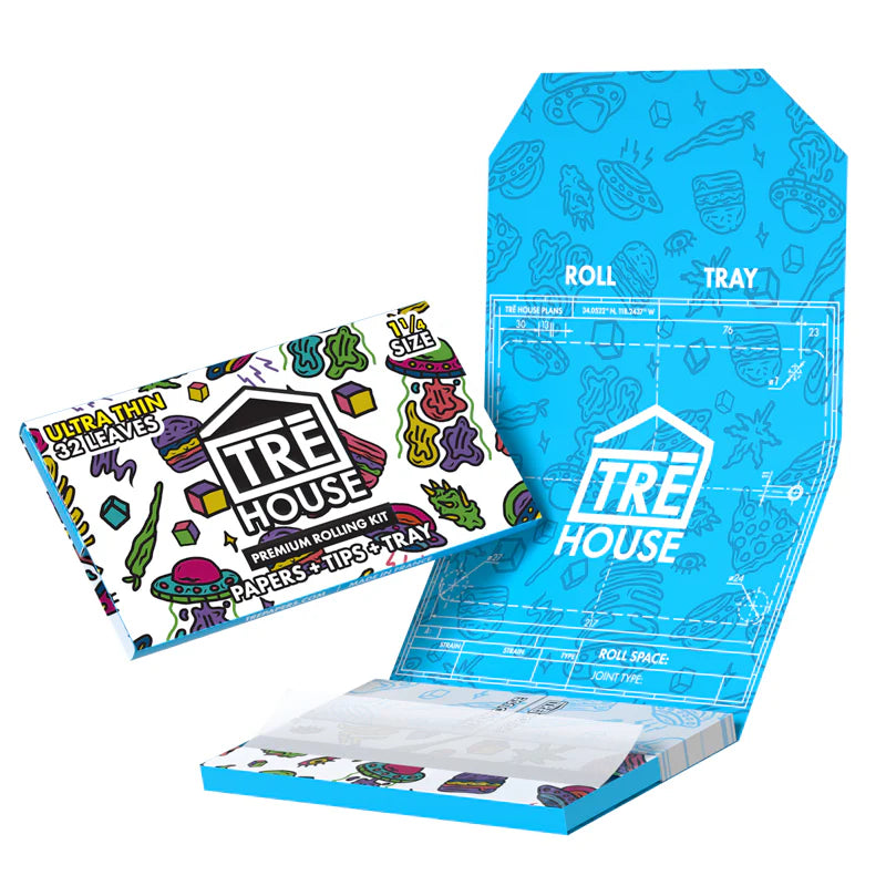TREHouse ツリーハウス ULTRA THIN Rolling Papers + Tips Kit ペーパー+フィルター+トレイ