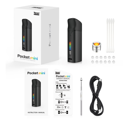 Yocan ヨーキャン Black Pocket Mini Concentrate Vaporizer 1300mAh ベイプ