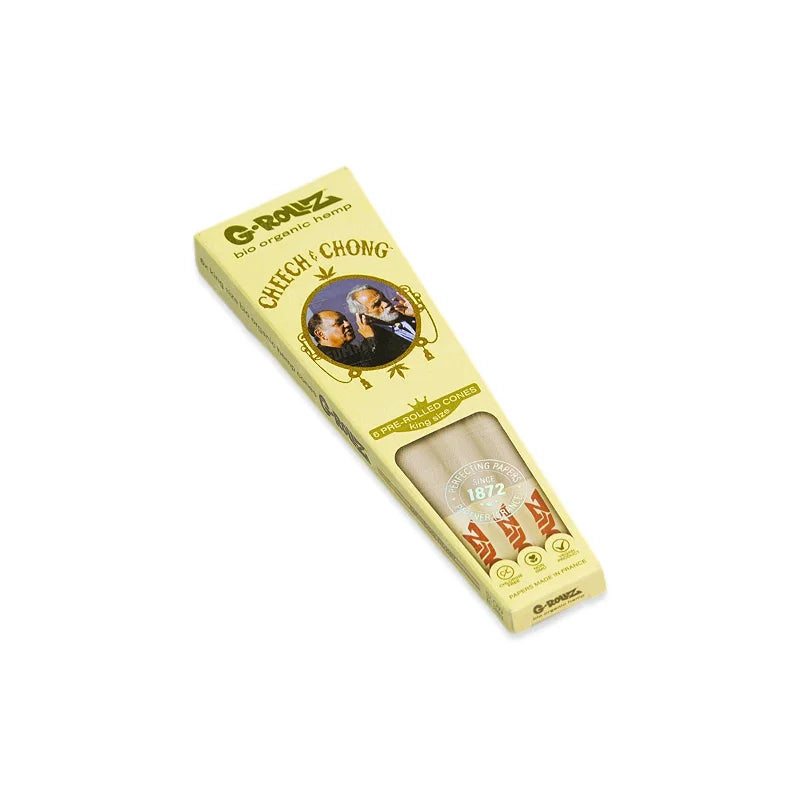G-ROLLZ x Cheech & Chong ジーロールズxチーチ&チョン Bio Organic Hemp Pre rolled Cones King Size (6本入) プレロールコーンペーパー